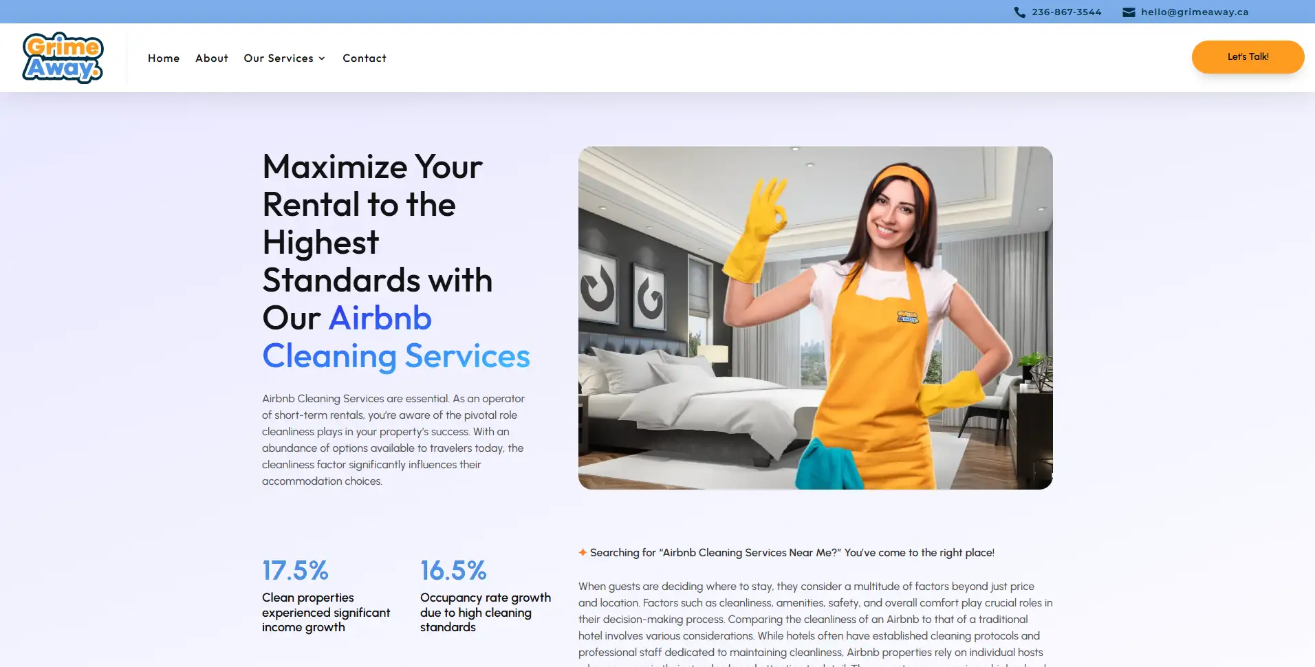 Airbnb cleaning services near me